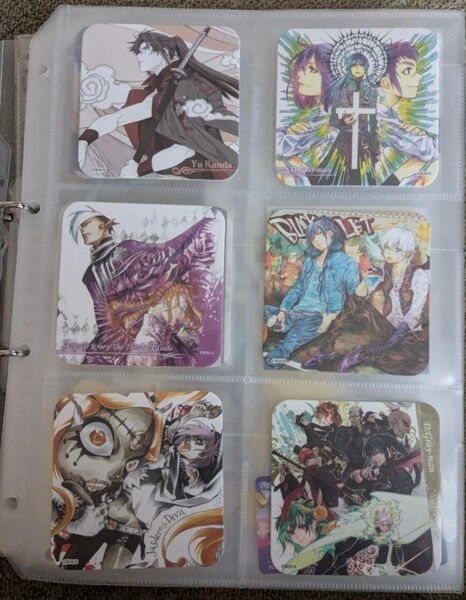 D.gray-man 原画展 アートコースター アレン 神田 ラビ リナリー