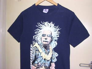 00s アインシュタイン Albert Einstein Tシャツ S 紺 vintage old