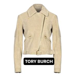 トリーバーチ/TORY BURCH ライダースジャケット スエード 美品 ダブル 1回着用のみ
