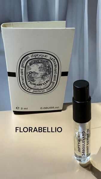 diptyque フローラベリオ ディプティック FLORABELLIO オードトワレ 香水 2mlボトル