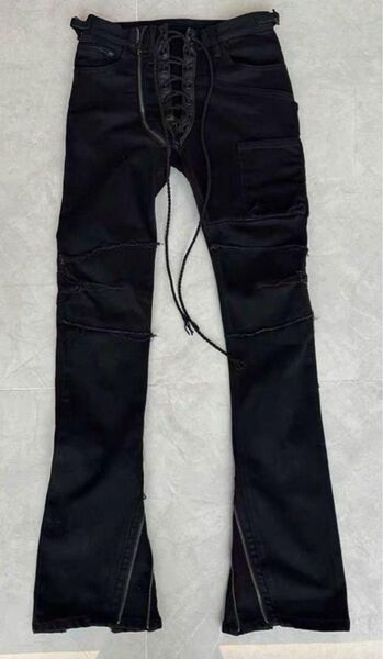 ifsixwasnine SBCM レースアップパンツ デニム デニムパンツ ジーンズ 立体裁断