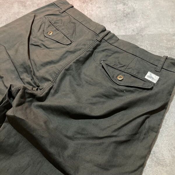 【Eddie Bauer】エディーバウアー 春夏向け リネン混 テーパードパンツ 34インチ イージーパンツ 麻混 COOL