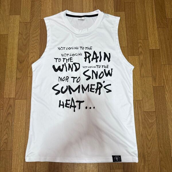 RUNNING GROOVE雨にも負けず ノースリーブ ランニング シャツ