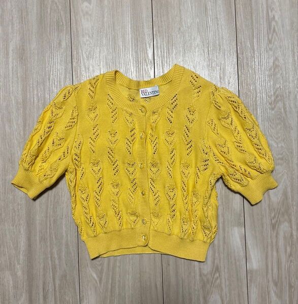 RED VALENTINO ショート丈 半袖カーディガン S