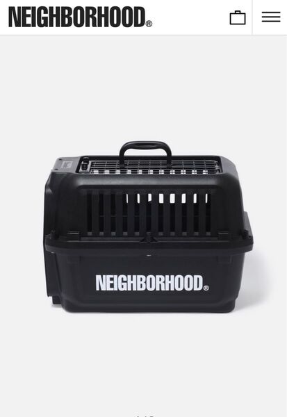 25ss NEIGHBORHOOD CI HARD CRATE 新品未開封 Black ゲージ 犬 猫 ペット