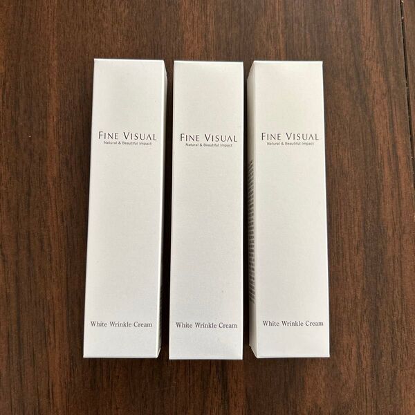 FINE VISUAL White Wrinkle Cream 3個 匿名配送 ホワイトリンクルクリーム