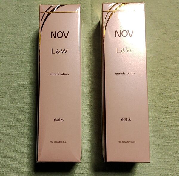 【新品未開封】ノブ L&W NOV L&W エンリッチローション 化粧水 120ml×2本セット ★送料無料★