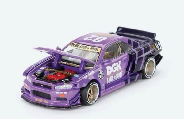 街道ハウス KAIDO HOUSE 街道レーサー 日産 スカイライン GT-R 34 DGK ホットウィール