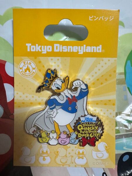 ディズニーリゾート ディズニーランド パルパルーザ ドナパルのクワッキーダックダックダックシティ ピンバッジ