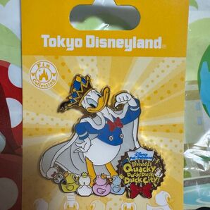 ディズニー パルパルーザ ドナルド ピンバッジ ドナルドのクワッキーダックダックダックシティ