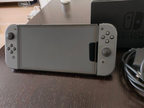 【美品】有機EL Nintendo Switch 本体 HAC-001 (-01) グレー