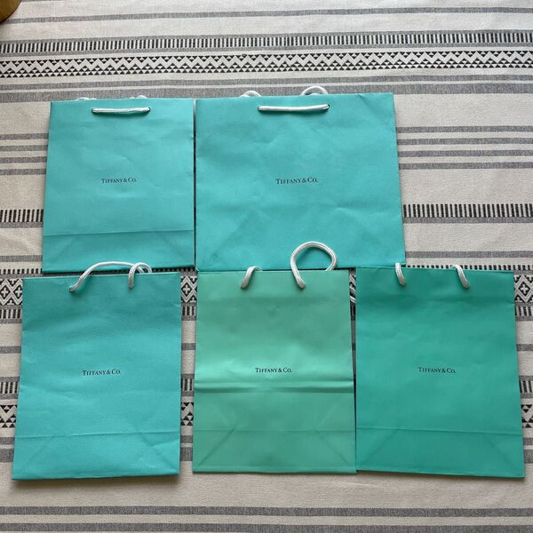 Tiffany ティファニー 紙袋 ショッパー6点 TIFFANY ショッパー 紙袋 CHANEL ショップ袋 シャネル