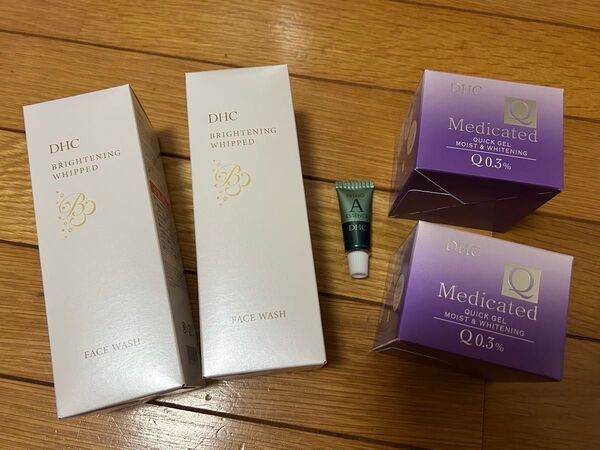DHC まとめ売り 薬用Qクイックジェルモイスト&ホワイトニング2個+ブライトニングホイップウォッシュ2個+レチノAエッセンス1個