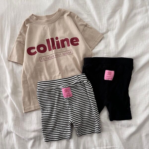 バースデイマイリトルワンダーハーフパンツとT2半袖Tシャツ100cm