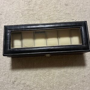 時計収納ケース コレクションケース 6本収納 黒