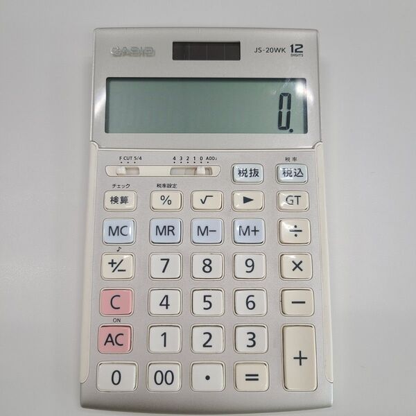 CASIO カシオ 電卓 JS-20WKA ゴールド