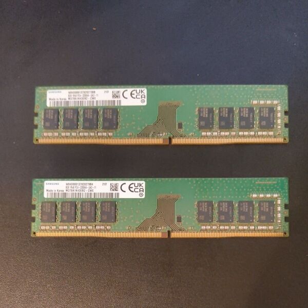 【送料無料 】DDR4 8GB 1Rx8 PC4-3200AA-UA2-11 3200MHz 2枚セット