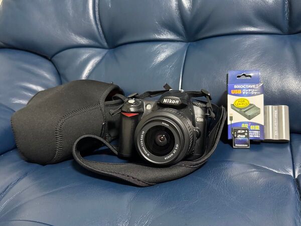 ニコン Nikon D50 一眼レフカメラ レンズ・バッテリー・充電器・SDカード付