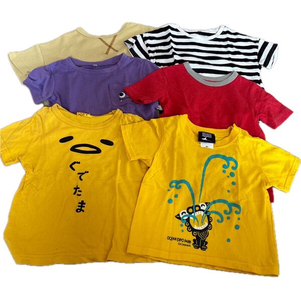 子供服 半袖Tシャツ まとめ売り 6着セット サイズ90
