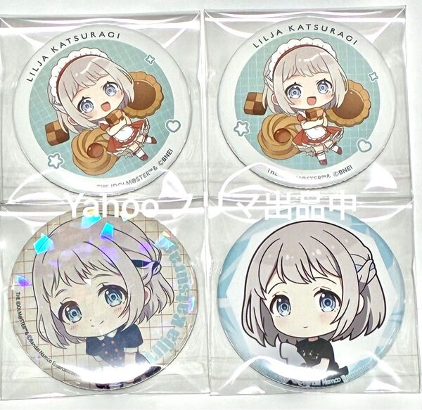 学園アイドルマスター 学マス 葛城リーリヤ 缶バッジ スイーツパラダイス スイパラ シミラールック ばくだん焼本舗 SD