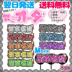 【SO4aM】連結うちわ文字セミオーダーMサイズ/文字パネル/ネームボード/団扇文字/コンサート/ライブ/推し活/メンカラ
