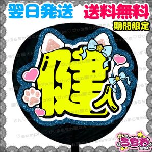 【N07c1】中島健人/うちわ文字/貼るだけ/カット済み/名前団扇/文字パネル/ファンサ/コンサート/ライブ/規定内