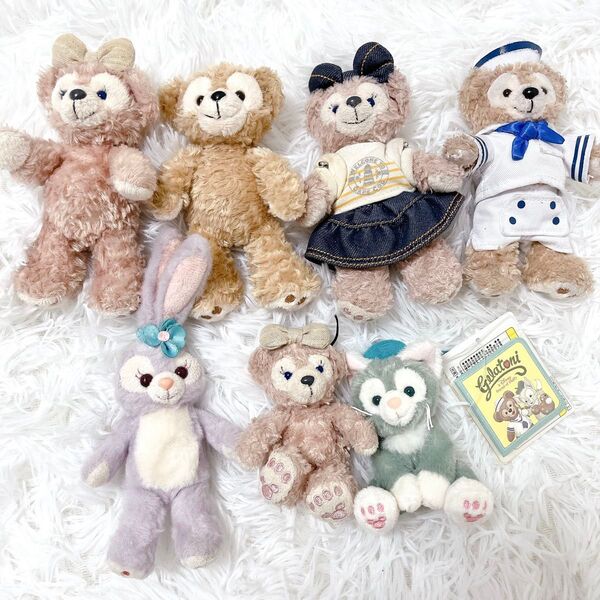 ダッフィー ぬいば ぬいぐるみバッジ キーホルダー マスコットまとめ売り