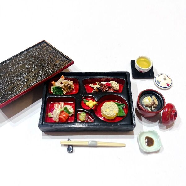 【匿名配送】 内緒の料亭ランチ リーメント ミニチュア みんなのおひるごはん