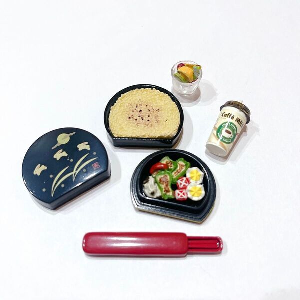 514kcal★ヘルシー弁当 リーメント ミニチュア みんなのおひるごはん