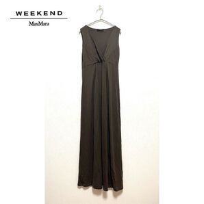 MaxMara ウィークエンドマックスマーラ ロングワンピース ブラウン