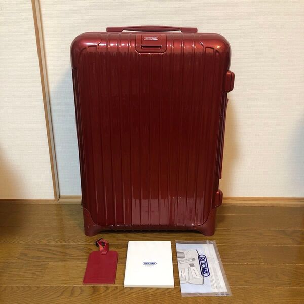 Rimowa リモワ サルサデラックス 2輪 機内持込可 33L レッド スーツケース キャリーバッグ