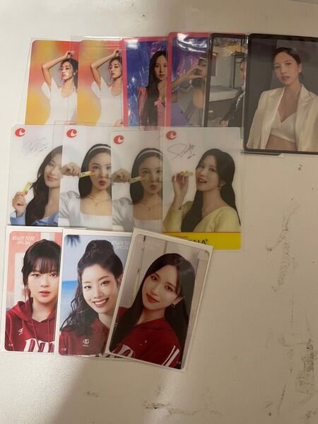 TWICE トレカ ナヨン ジョンヨン、サナ、ジヒョ、ミナ、ダヒョン