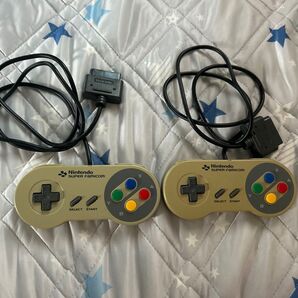 動作確認済み 2コ 純正 スーパーファミコン SHVC-005 任天堂 スーファミ コントローラ SFC ニンテンド