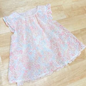 センスオブワンダー 110 レース 花柄 フラワーレース 花柄 ピンク