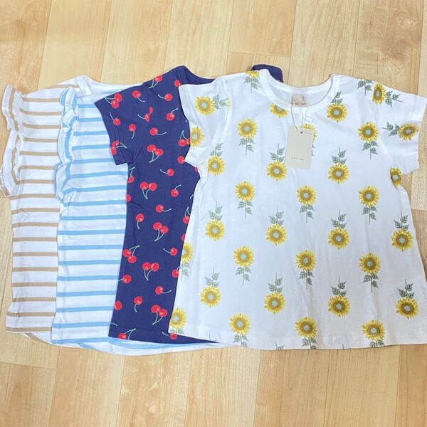 新品 プティマイン 110 Tシャツ 半袖 女の子