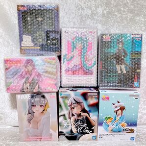 フィギュアまとめ売り 7個セット NIKKE ホロライブ ウマ娘 コナン 物語シリーズ 初音ミク 新品未開封 新作フィギュア