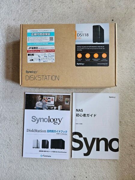 Synology DiskStation DS118 NAS HDD 2TB (WD RED)付き