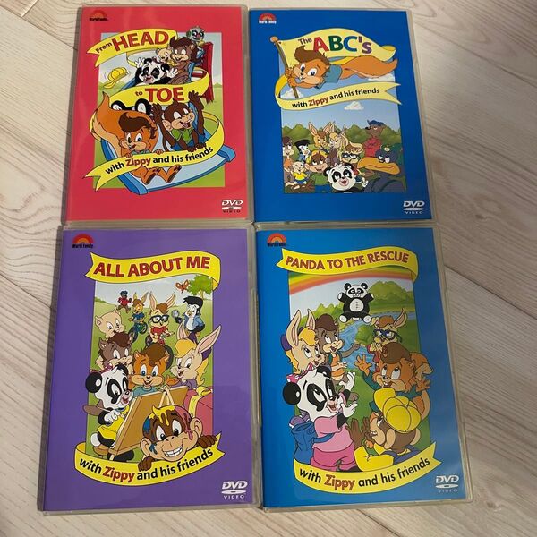 Zippy and Me his friends DWE 4枚セット DVD 英語教材 ワールドファミリー