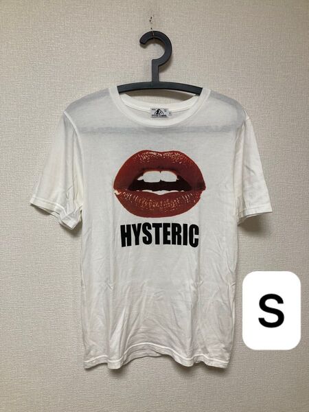 hysteric glamour リップTシャツ ヒステリックグラマー 口 キスT KISS カットソー ガール ホワイト
