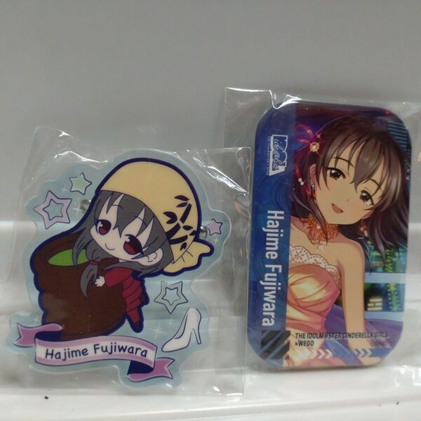 デレマス 藤原肇 クリアクリップバッジver.Cool & WEGO 缶バッジ セット アイドルマスター シンデレラガールズ