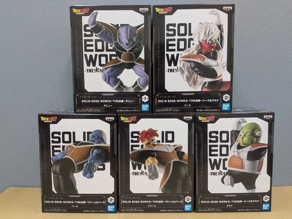 ドラゴンボールZ フィギュア ギニュー特戦隊 全5種セットSOLID EDGE WORKS-THE出陣-