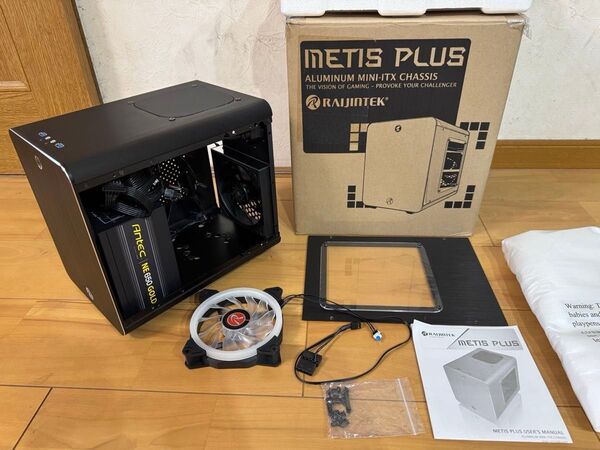 RAIJINTEK METIS PLUS 黒 Antec NeoECO Gold NE650G 120mmファン mini itx