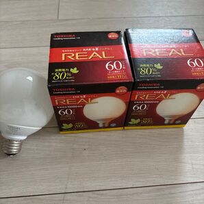 東芝電球形蛍光ランプ ネオボールZ リアル 電球色 60W形 EFG15EL/11Z 2個セットプラス1個オマケ