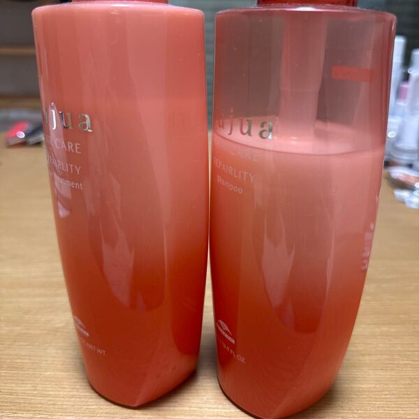 使いかけオージュア リペアリティーシャンプー500ml×1リペアリティートリートメント500g×1