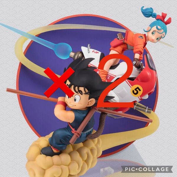 【2個セット】フィギュアーツZERO 孫悟空&ブルマ