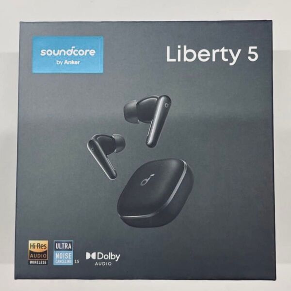 新品未開封 Anker Soundcore Liberty 5 ミッドナイトブラック ワイヤレスイヤホン ノイズキャンセリング