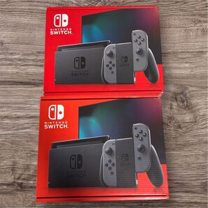 2台セット 新品未開封 Nintendo Switch グレー 新モデル