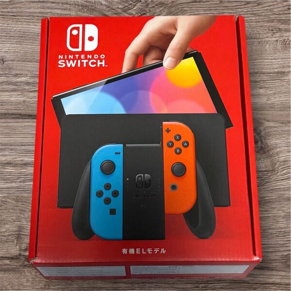 新品未開封 Nintendo Switch 有機ELモデル ネオンレッド ネオンブルー