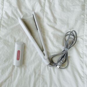 《美品》Panasonic パナソニック マルチヘアアイロン 2way ホワイト×ピンク EH-HV30