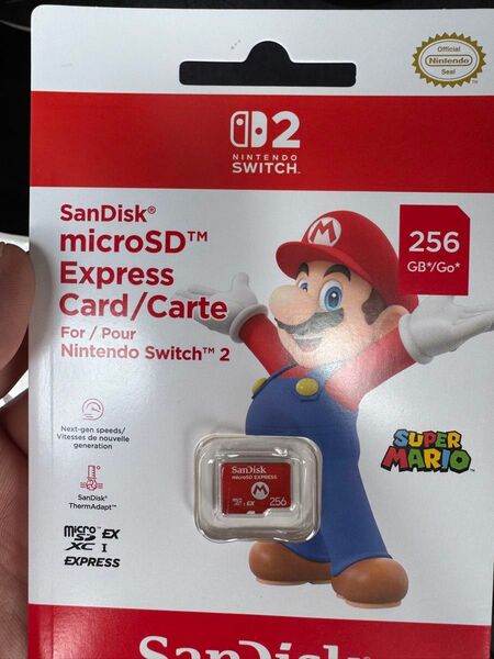 【新品】サンディスクmicroSD Express Card 256GB 任天堂 microSDカード